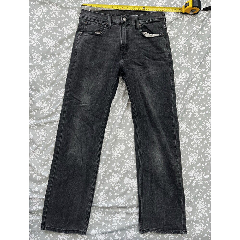 Levi's 569 Loose Straight Fit Jeans Men's 32x32 Black Gray Faded Denim Skate